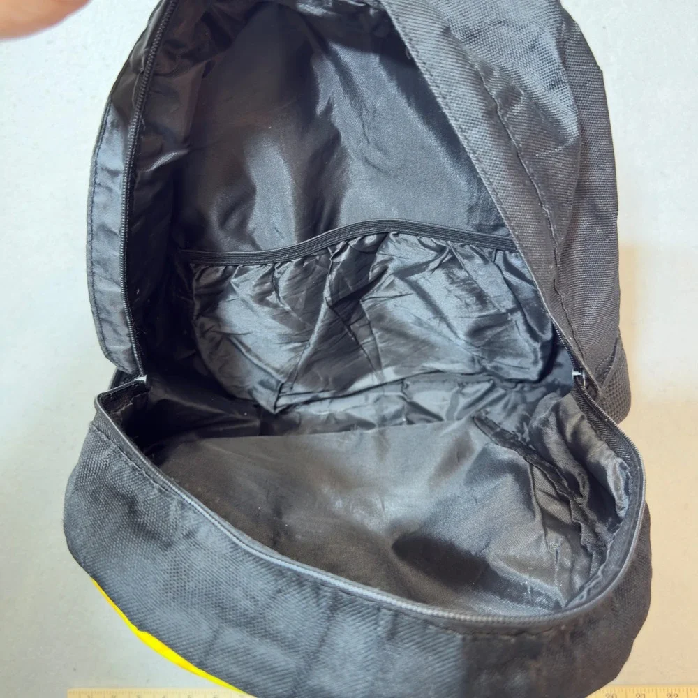 Pokemon Pikachu Backpack and Matching Lunch Pouch Set Yellow Black‎ Anime Bag